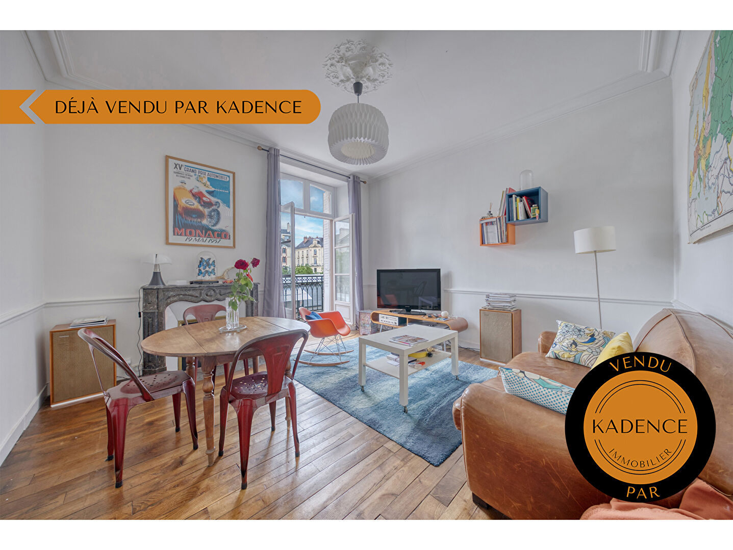 Appartement 90 m2 – Centre-Ville – Place Hoche